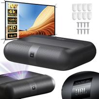 Lazerinis projektorius Full HD 1080p 100" UST JBL Wi-Fi su 100" ekranu