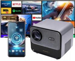 LED projektorius SUREWHEEL SW30 WiFi Full HD Android TV 220 colių
