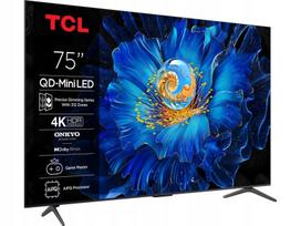 Televizorius TCL 75C69KS 75" QD-Mini LED 4K Google TV Dolby Atmos
