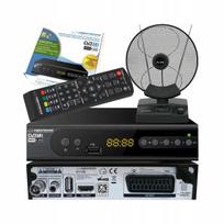 DVB-T2 HEVC skaitmeninis antžeminis TV imtuvas su kambario antena