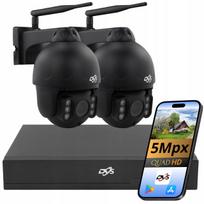 Belaidžių WiFi rotary kamerų rinkinys 5 Mpx CamHiPro stebėjimui