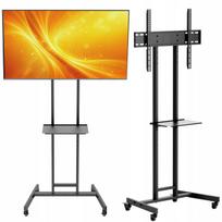 Grindinis TV stovas 32–65" 30 kg su ratukais