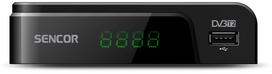 DVB-T2 H265 HEVC dekoderis SENCOR SDB524T su USB ir HDMI