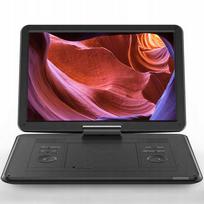 Nešiojamas automobilinis DVD grotuvas, violetinis, 17,5" LCD, 5000mAh akumuliatorius