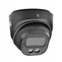 Lauko analoginė kamera DVS 8Mpx 4K juoda kupolinė dviguba šviesa IP66