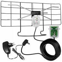 DVB-T2 kambarinė TV antena VAYOX, stiprus signalas, MUX8 4K