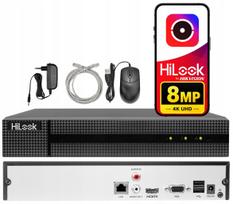 IP vaizdo įrašymo įrenginys, 8 kanalų, 8MP, 4K, HiLook, Hikvision, HikConnect