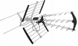 Pasyvi kryptinė antena 4K DVB-T2 su LTE filtru DIPOL 120HP 2in1 MUX 1-8