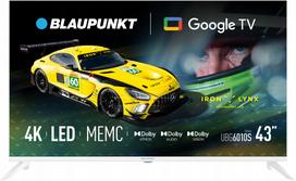 Televizorius Blaupunkt 43UBG6010 43" 4K UHD Google TV, baltas, WiFi, Bluetooth, Dolby