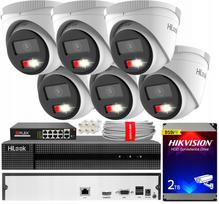 Stebėjimo kamerų rinkinys 4MPX IP 6 vnt. su HIKVISION 2TB disku