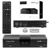 DVB-T2 H.265 HEVC Kruger&Matz HDMI SCART PVR EPG USB dekoderis