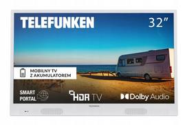 Televizorius LED 32" Telefunken PL32WI, WiFi, DVB-T2, baterija