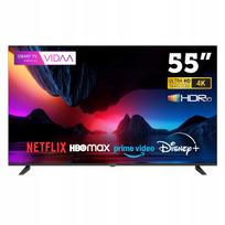 Televizorius Kiano LD55W02 55" 4K UHD Smart TV VIDAA 3xHDMI DVB-T2/S2