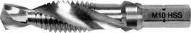 Yato Sujungtas Gręžimo Sriegimo M10 Hex YT-44847, M10, 1.5mm, HSS M2, 1/4" HEX, savisukantis grąžtai, puikus drožlių pašalinimas