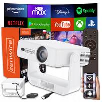 LED projektorius Zenwire IMC260 USB-C WiFi 4K PrimeView, baltas