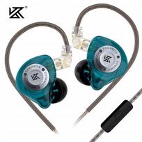 Ausinės su mikrofonu KZ EDX PRO X Cyan Green