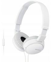 Ausinės su mikrofonu Sony MDR-ZX110AP baltos
