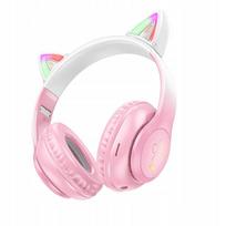 Ausinės HOCO W42 Cat Ears Cherry Blossom MegaBAS