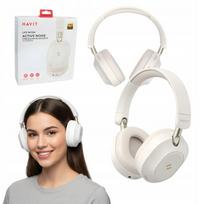 Belaidės Bluetooth ausinės Havit H668BT, smėlio spalvos