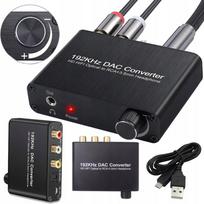 Ausinių stiprintuvas DAC TOSLINK keitiklis USB skaitmeninis-analoginis