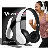 Belaidės VEZO ausinės ant ausų, Bluetooth, sulankstomos, sportui ir žaidimams