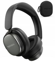 Bevielės ant ausų ausinės TONSIL R75 Bluetooth su ANC ir juodu dėklu