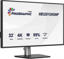 Monitorius iiyama ProGraphic HB3201UHSNP-B1 32" 4K IPS juodas, Pantone