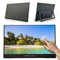 Nešiojamas 15,6" lietimui jautrus LED monitorius