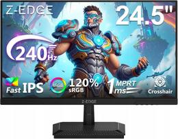 Žaidimų monitorius Z-Edge 24.5" 240Hz IPS 1080P 1ms LED FreeSync, juodas