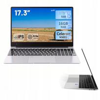 Nešiojamas kompiuteris 17,3" N5095 16GB 1TB SSD W11 sidabrinis