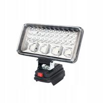 Darbinė lempa, 7 colių, halogeninė LED, skirta Makita lithium baterijai, 2 USB