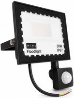 LED prožektorius su judesio jutikliu 30W IP67