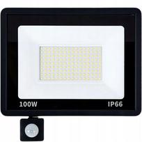 LED prožektorius 100W 6000K su judesio ir sutemų jutikliu IP66