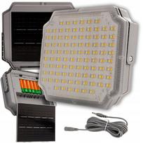 Dirbtuvių LED saulės lempa COB 60W su 6 įkraunamomis baterijomis