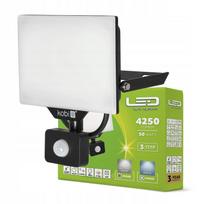 LED halogeninis prožektorius su judesio ir sutemų jutikliu 50W 4000K IP54