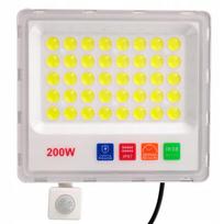 LED halogeninis 200W COB prožektorius su IP67 prieblandos ir judesio jutikliu