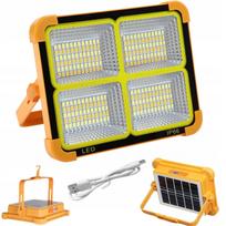 Nešiojama LED halogeninė saulės darbo lempa 150W, įkraunama