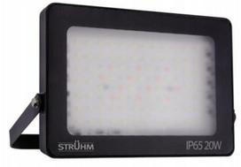 LED prožektorius STRUHM RGB + WN su nuotolinio valdymo pultu TABLET 20W juodas