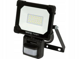 LED prožektorius YATO 20W SMD su judesio jutikliu, 1900 lm
