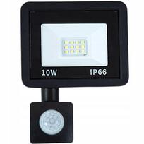 LED prožektorius 10W 6000K su IP66 judesio ir sutemų jutikliu
