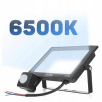 Lauko LED prožektorius 50W su judesio jutikliu, 6500K, IP66