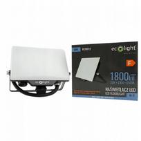 Lauko LED prožektorius ECO LIGHT 20W 6500K su judesio davikliu