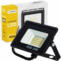 Halogeninė 20W LED 1800lm darbų lempa, prožektorius, atspari vandeniui, plona