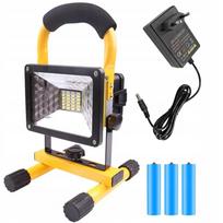 Nešiojamas LED halogeninis prožektorius 30W neutralios baltos spalvos