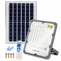 Saulės LED halogeninis prožektorius su jutikliu 100W