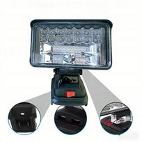 Darbinė LED lempa 4" 30LED 48W, tinka Makita ličio akumuliatoriui, MYTH, USB