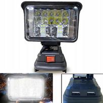 Darbinė LED lempa MAKITA 18V, 27W, 18xLED, 3