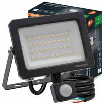LED halogeninis prožektorius su jutikliu 30W 3300lm 4000K IP65