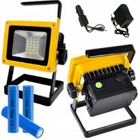 Nešiojama LED halogeninė lempa 30W, įkraunama, 3xAKU, 2 įkrovikliai