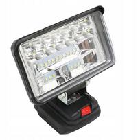 LED darbo lempa 30LED, skirta Makita ličio akumuliatoriui, su 2 USB
